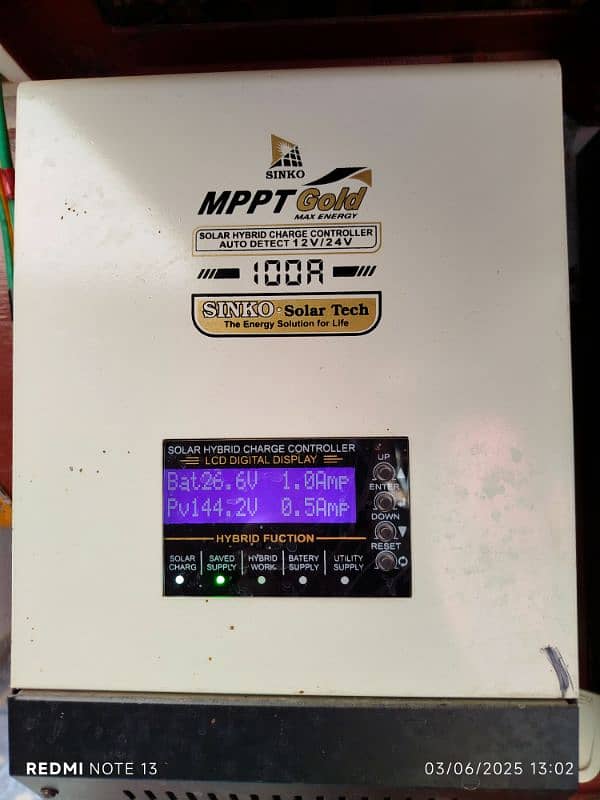 SINKO 100 AMPERE MPPT SOLAR CHARGE CONTROLLER 0