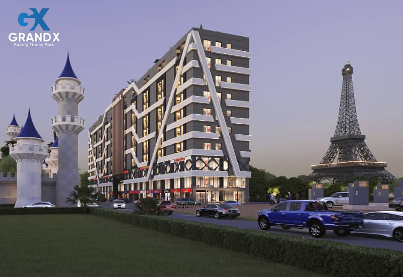 Buy a Luxury Studio Facing Theme Park with Eiffel Tower Views Grand X 17