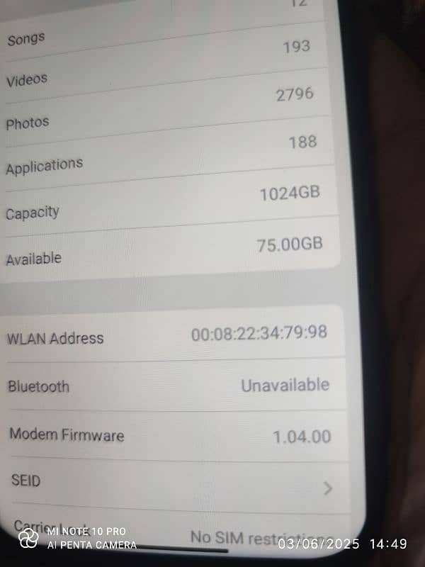 use iphone 16 pro max A Plus master 128 gb and one TB 10