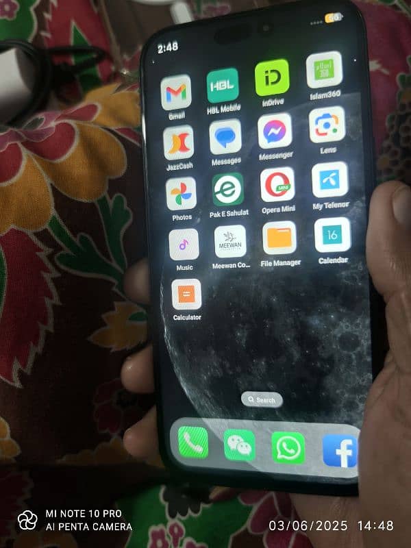 use iphone 16 pro max A Plus master 128 gb and one TB 17