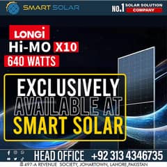 LONGI HIMO X10 640 WATTS N-TYPE SOLAR PANELS