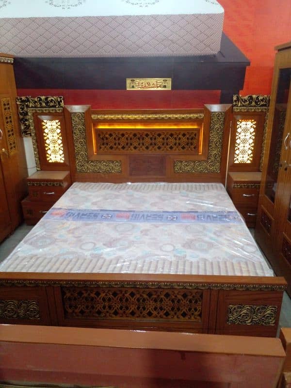 bed set / king size bed / wooden bed / queen bedset / fency bed set / 15