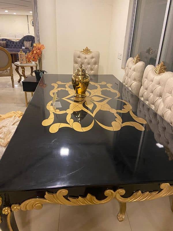 dining table with 8 royal chair 2