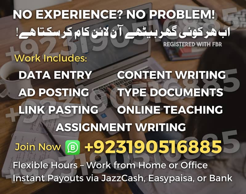 Typing job / Data Entry Job / Assignment Job / Online Job / Part Time 3