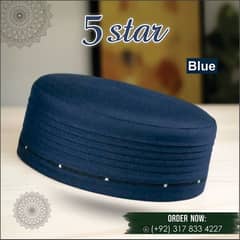 5 Star cap Blue color