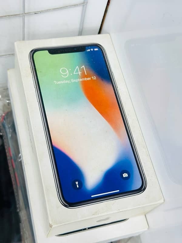 iphone x PTA 256gb 4