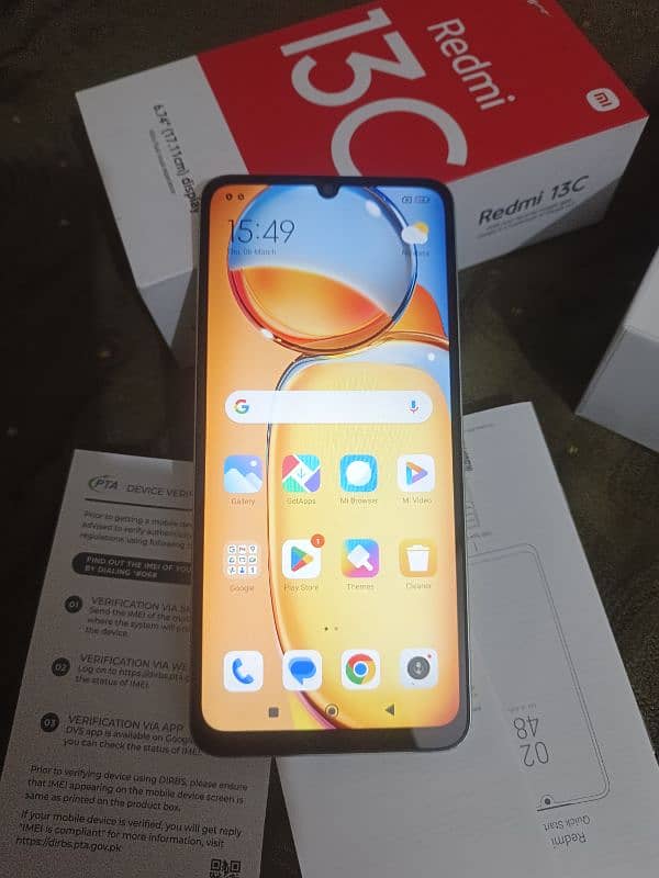 redmi 13c box pack condition 2