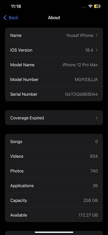 12 pro max 256gb non pta 86 health 1