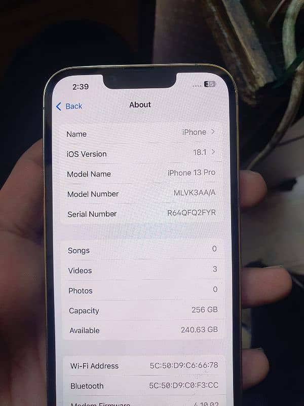 i phone 13pro non pta factory unlock 256gb  back  ha 85 Betty haelth 6