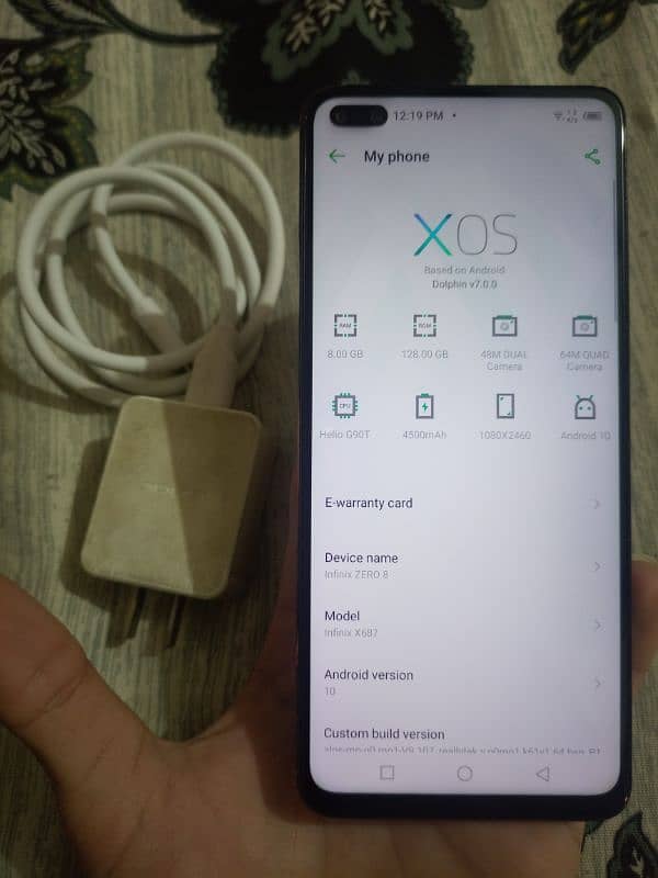 Infinix Zero 8 All Ok 8Gb/128Gb G90T With Charger 3