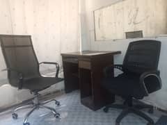 Computer table and 2 office chairs for sale