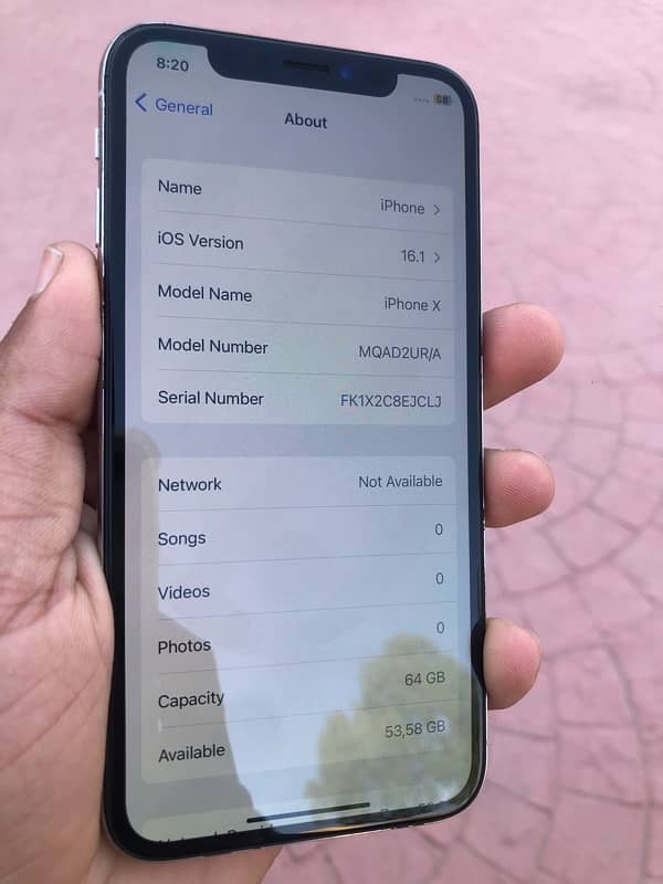 iPhone X 64 Gb PTA Approve Waterpack 2