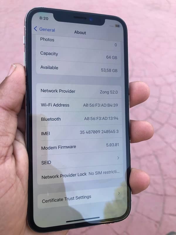 iPhone X 64 Gb PTA Approve Waterpack 3