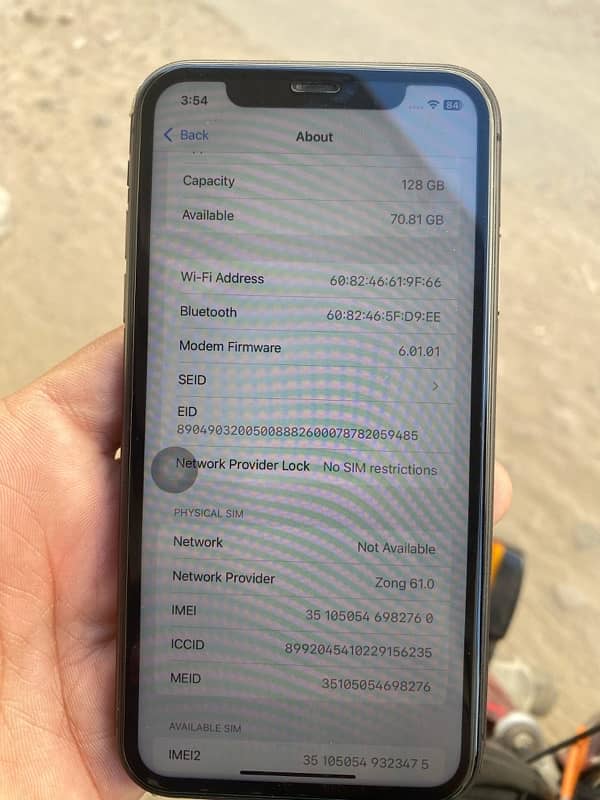 Iphone11 airtight waterpck urgent sale 6