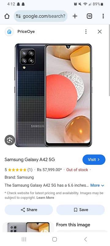 samsung A42 5g 0