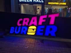 3d sign board/ Acrylic Sign board/ Neon Sign board/ Backlight board