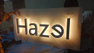 3d sign board/ Acrylic Sign board/ Neon Sign board/ Backlight board