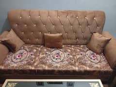 Sofa 5 seater plus table