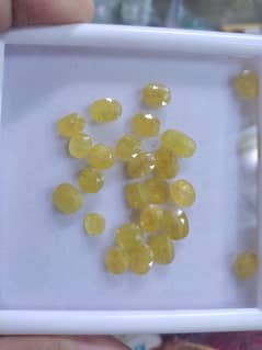 Natural Yellow Sapphire Pukhraj Stone