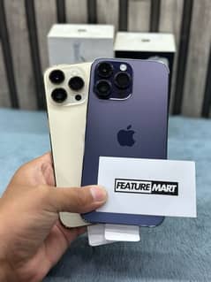 14 Pro Max 128GB 100% PTA Approved Purple Gold