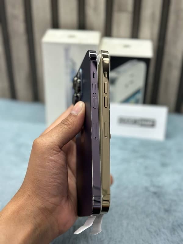 14 Pro Max 128GB 100% PTA Approved Purple Gold 3