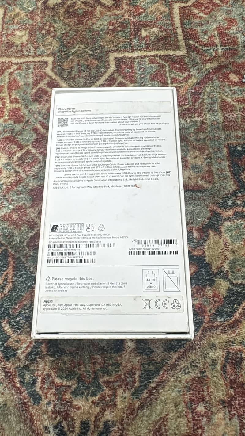 Iphone 16 pro 256 gb desert titanium 0