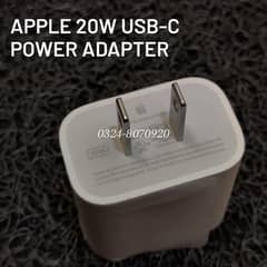 Genuine Apple 20W Power Adapter Charger Iphone 13 14 15 16 Pro Max 18W