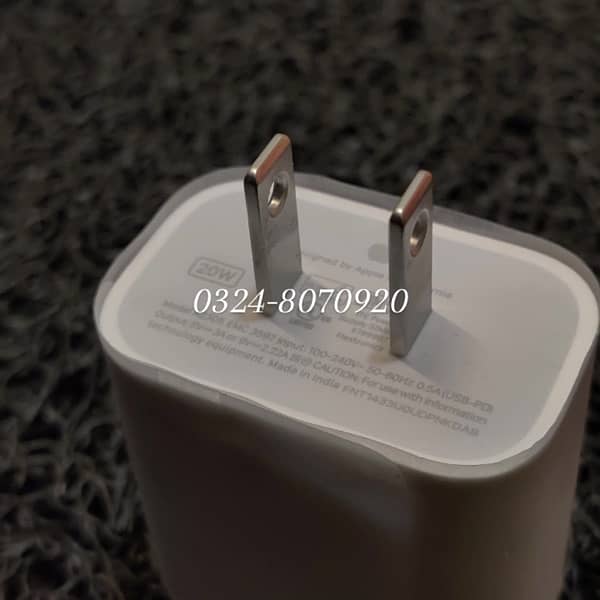 Genuine Apple 20W Power Adapter Charger Iphone 13 14 15 16 Pro Max 18W 1