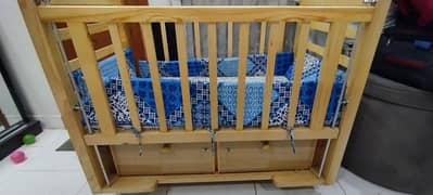 BABY WOODEN COT