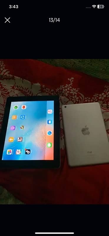 Apple ipad 2 16GB  with 1 mini ipad free 16gb 10