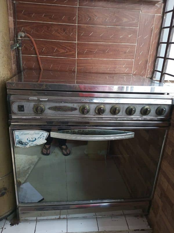 five stove burner with big oven 0