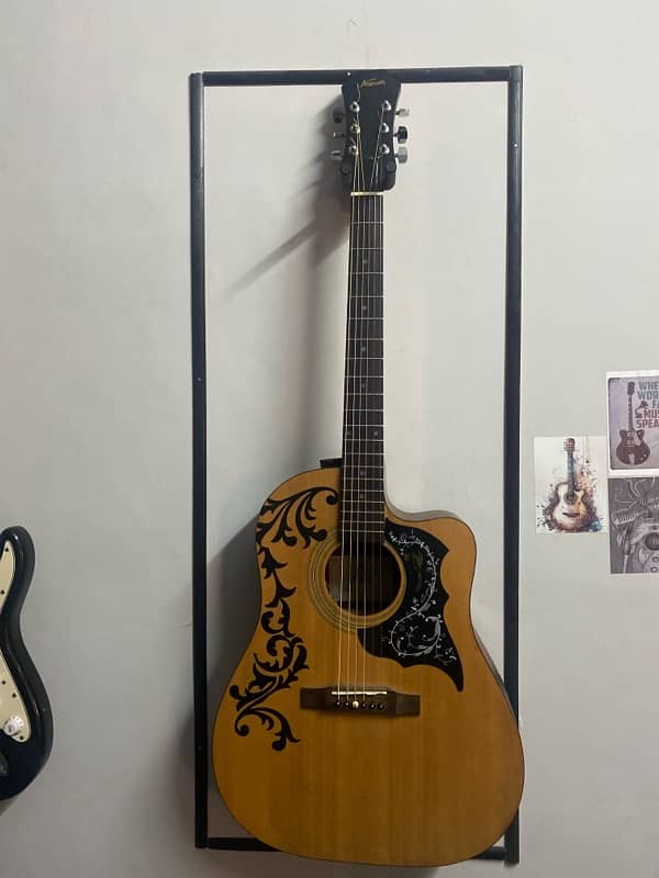 semi acoustic guitar super jambo size 0