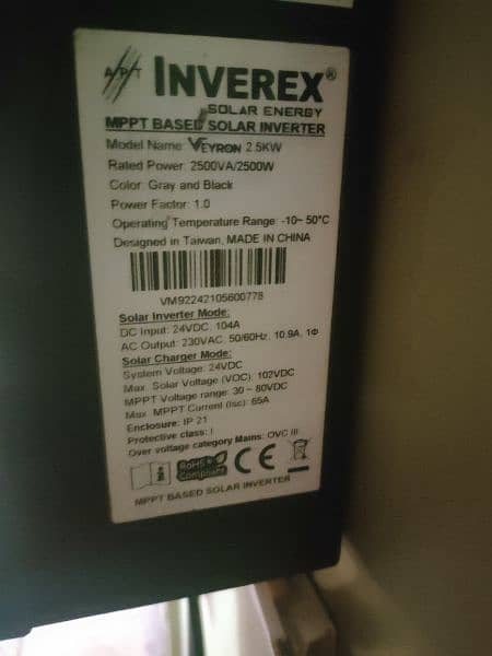 Inverex 2.5kw solar system 7