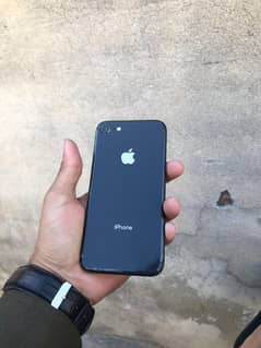 PTA approved iPhone8 Cndtion 10by9 Battery74  True tune finger ok 64Gb