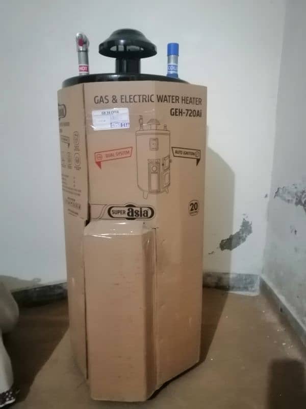 Super Asia gas and electric water heater 0