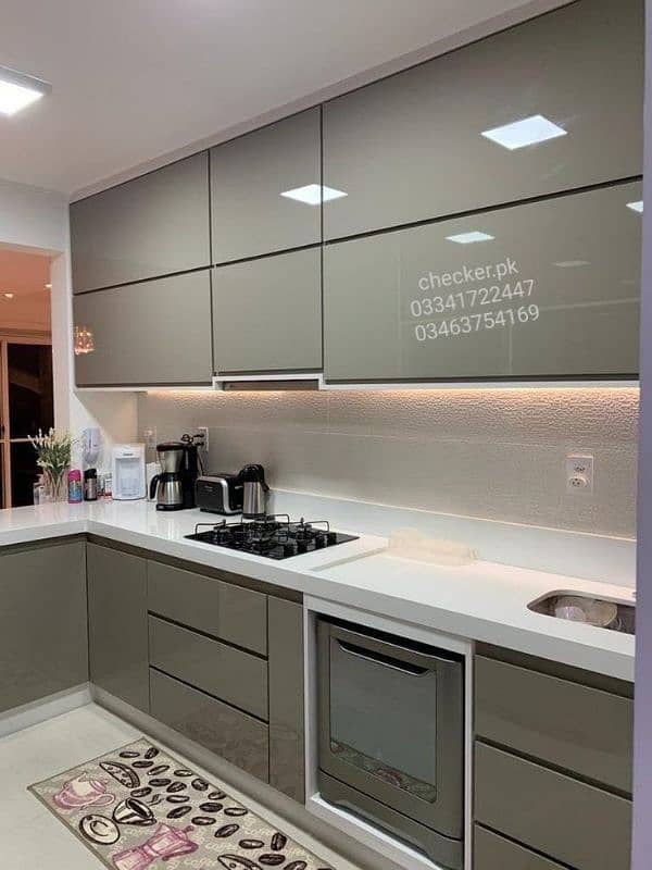 almari, sliding wardrobe, cabinet style cupboard, kitchen cabinet 5