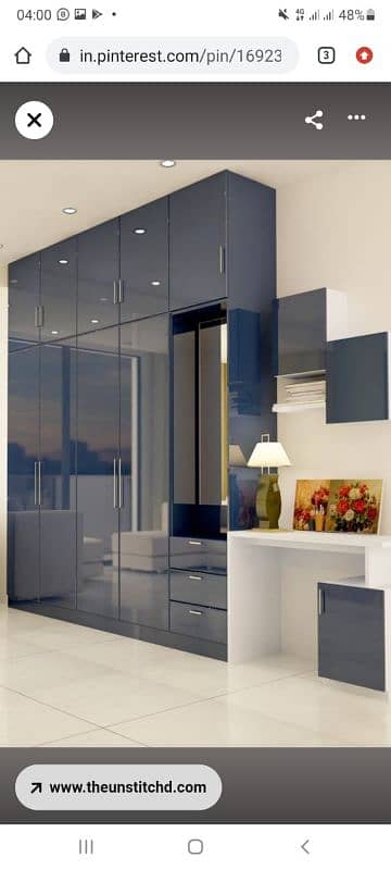 almari, sliding wardrobe, cabinet style cupboard, kitchen cabinet 9