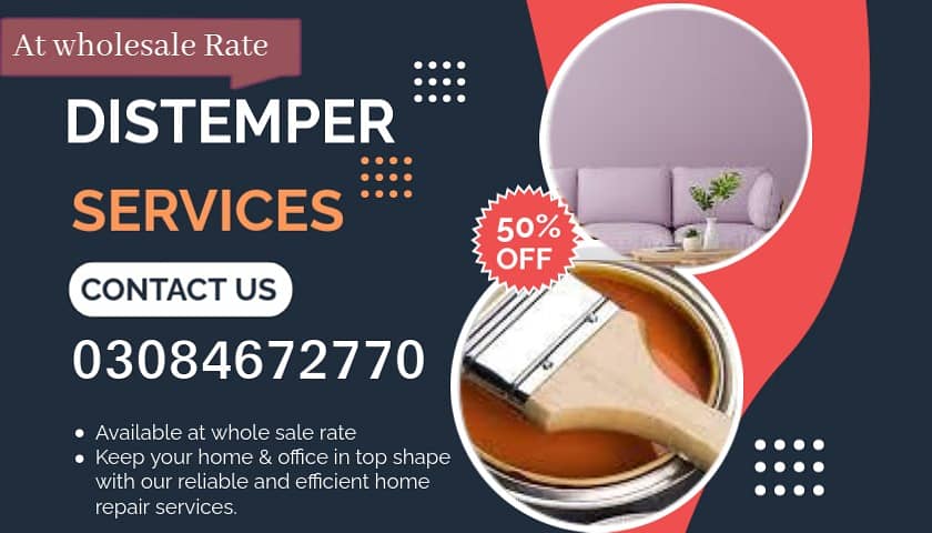 Distemper, Paint Prices and services 1