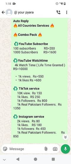 TikTok likes ke sath views Free and other platform service available