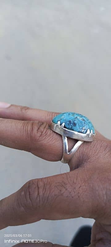 original feroza silver ring 1