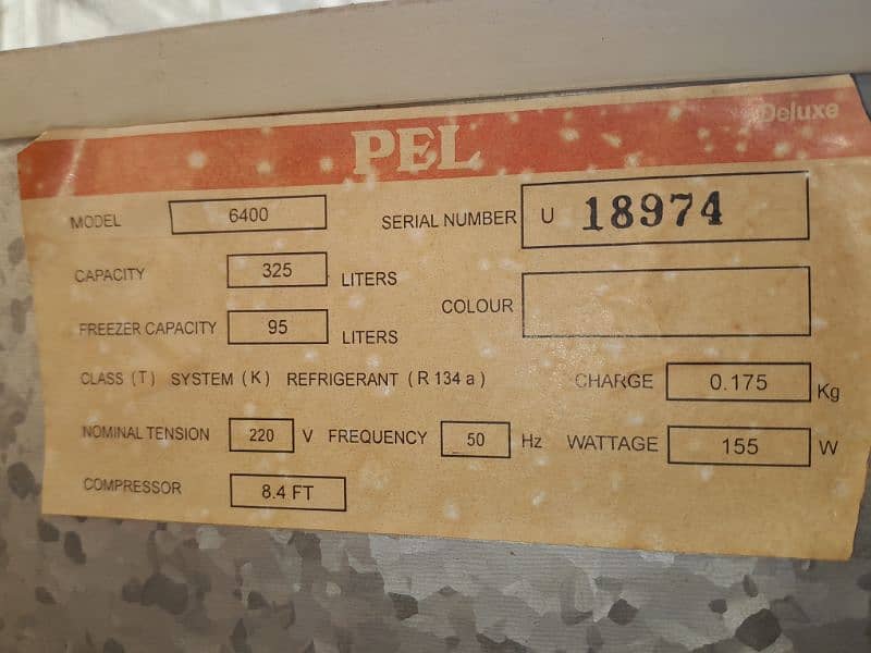 Pel Refrigerator 6400 5