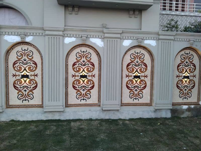 unique marble stone work for wall decoration 6