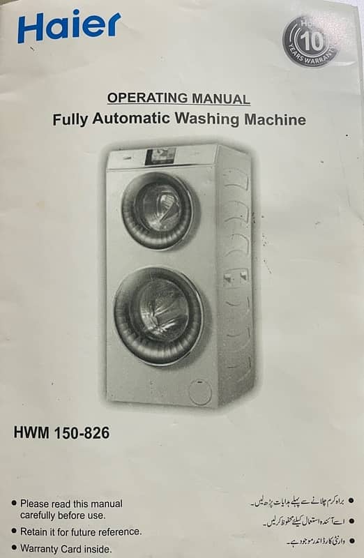 Haier Fully Automatic Washing Machine 4