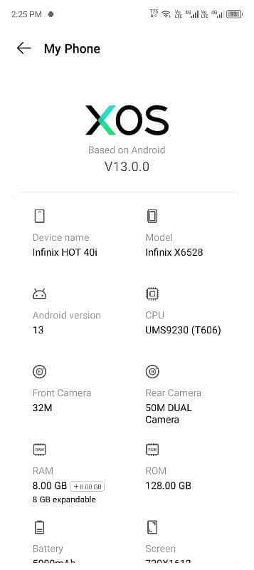 Infinix Hot40i 0