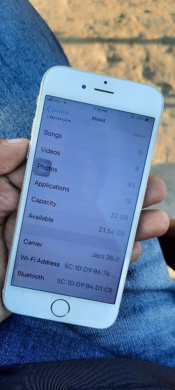 IPHONE 6 PTA APPROVED 32GB CONDITION 8/10 4