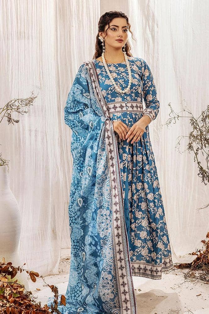 Lawn Elegant 3 Pcs Unstitched Women's Embroidery Suit for Any Occasion 0