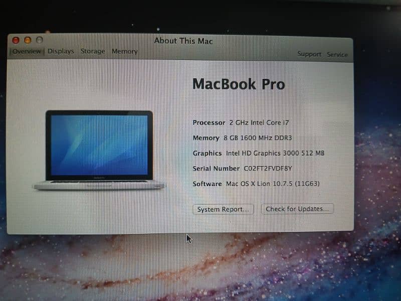 Macbook Pro core i7 Quad Core  15 inch Display FHD 4