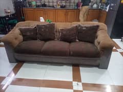 5 seat Sofa and single bed