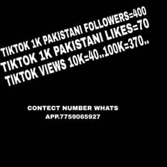 Tiktok services available