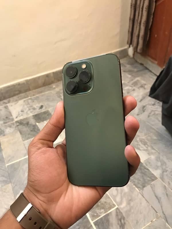 iphone 13 pro JV Non Active 128 gb Alpine Green colour 90% Battery . 2